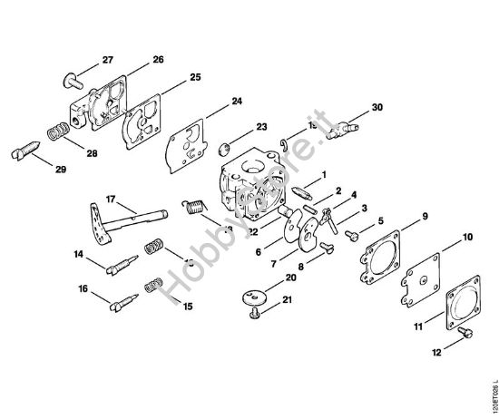 Carburatore WA-99 Motoseghe a benzina (MS) 010 AVEQ della marca STIHL