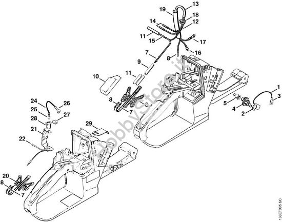 Riscaldamento Motoseghe a benzina (MS) 026 W della marca STIHL