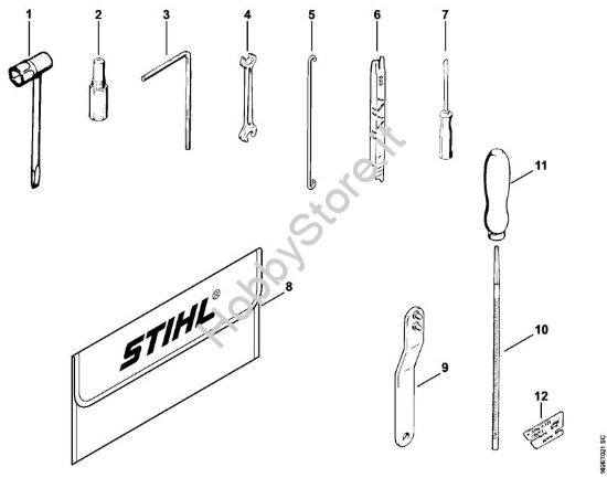 Attrezzi, accessorio a richiesta Motoseghe a benzina (MS) 032 AVQ della marca STIHL