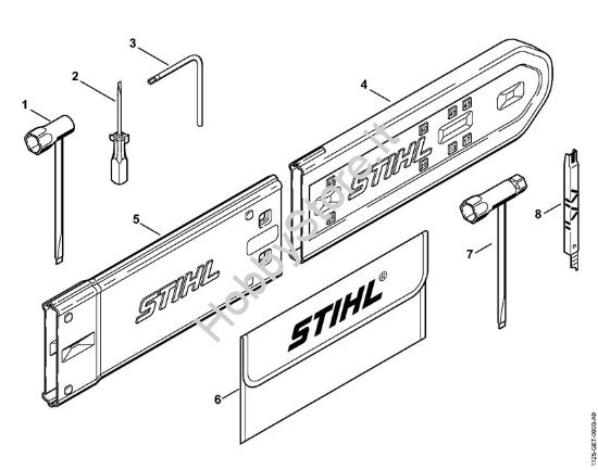 Attrezzi, accessorio a richiesta Motoseghe a benzina (MS) 034 della marca STIHL