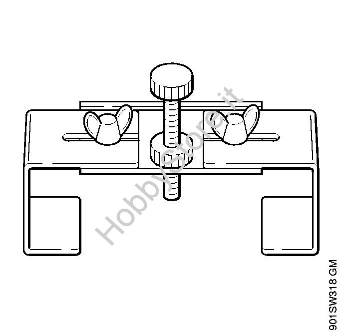Staffa Di Bloccaggio, Crampi Di Fissaggio Della Porta, Plastica - Foto 3