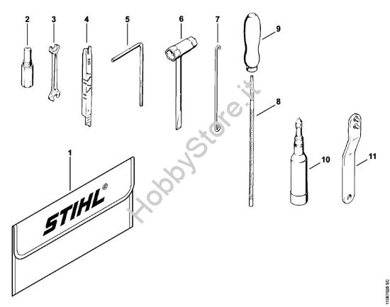 Attrezzi, accessorio a richiesta Motoseghe a benzina (MS) 041 AVEQ della marca STIHL