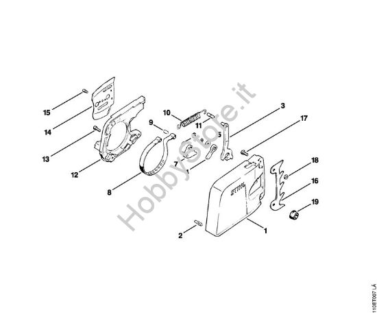 Freno catena Motoseghe a benzina (MS) 041 AVFBQ della marca STIHL