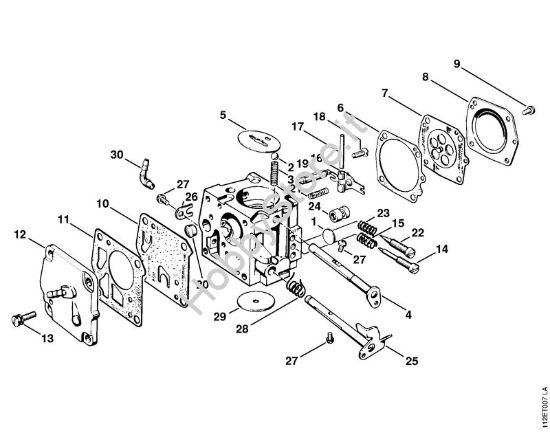 Carburatore Motoseghe a benzina (MS) 041 G della marca STIHL