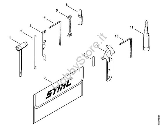 Attrezzi, accessorio a richiesta Motoseghe a benzina (MS) 045 AVEQ della marca STIHL