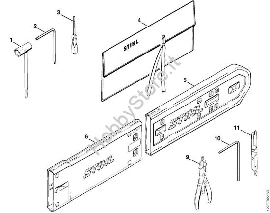 Attrezzi, accessorio a richiesta Motoseghe a benzina (MS) 048 AVE della marca STIHL