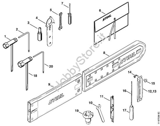 Attrezzi, accessorio a richiesta Motoseghe a benzina (MS) 051 della marca STIHL