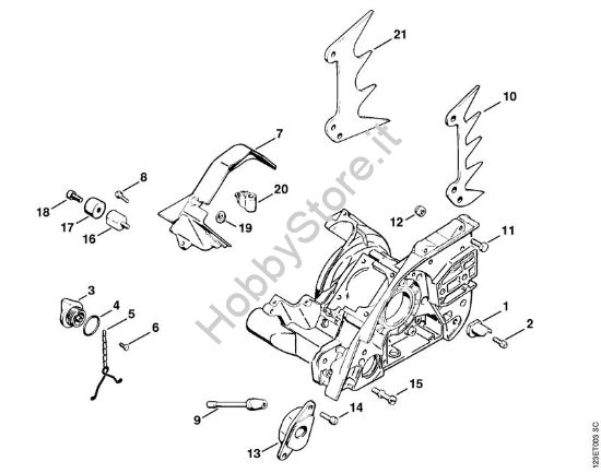 Calotta ventola Motoseghe a benzina (MS) 056 della marca STIHL