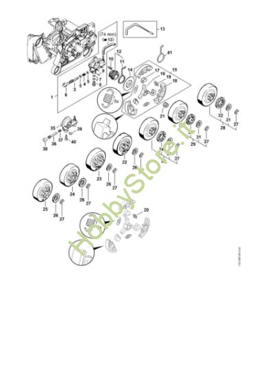 Picture of Pompa olio, frizione 064 W