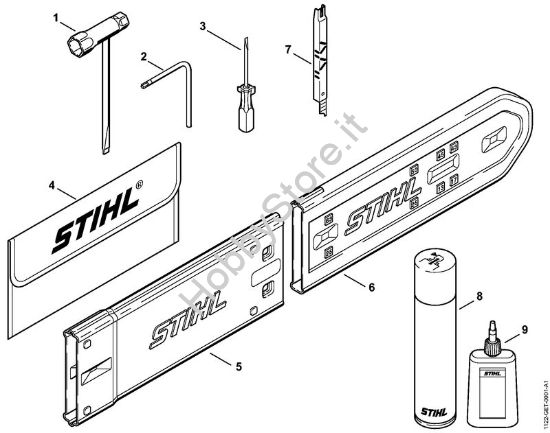 Attrezzi, accessorio a richiesta Motoseghe a benzina (MS) 066 M della marca STIHL