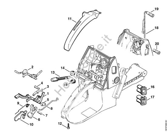 Comando gas Motoseghe a benzina (MS) 066 M della marca STIHL