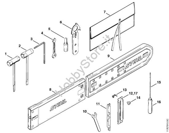 Attrezzi, accessorio a richiesta Motoseghe a benzina (MS) 075 AVE della marca STIHL