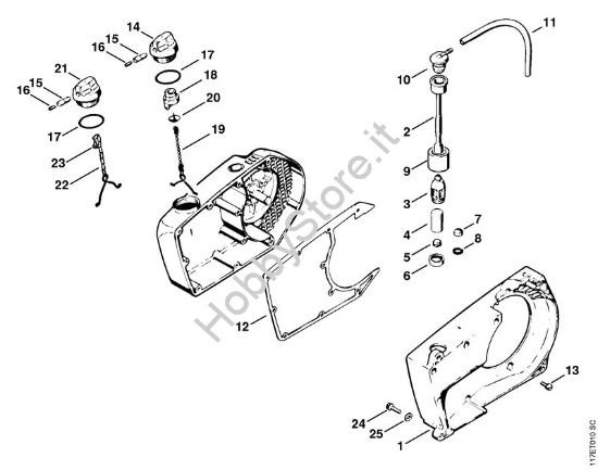 Carenatura ventola Motoseghe a benzina (MS) 075 AVE della marca STIHL