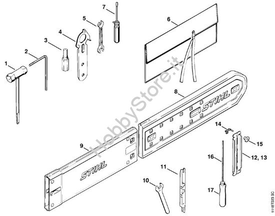 Attrezzi, accessorio a richiesta Motoseghe a benzina (MS) 076 S della marca STIHL