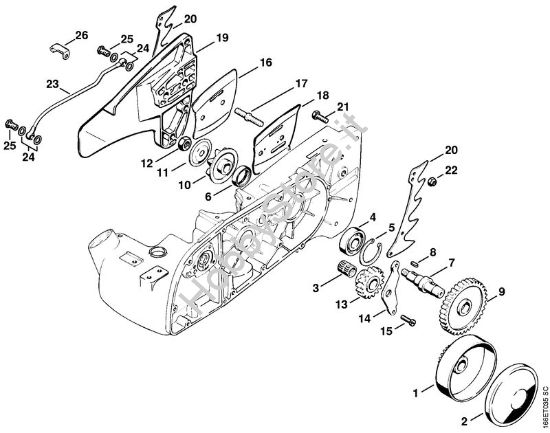 Riduttore 090 G Motoseghe a benzina (MS) 090 G della marca STIHL
