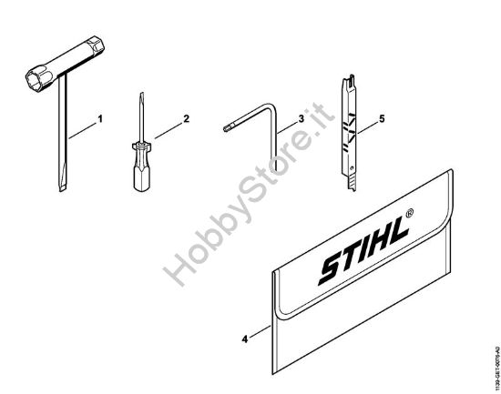 Attrezzi, accessorio a richiesta Motoseghe a benzina (MS) MS 171 della marca STIHL