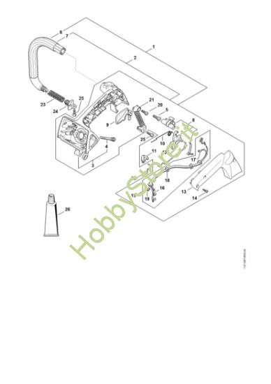 Picture of Corpo impugnatura MS 192 T