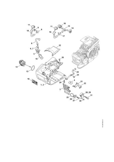 Picture of Corpo serbatoio MS 201 TC-E
