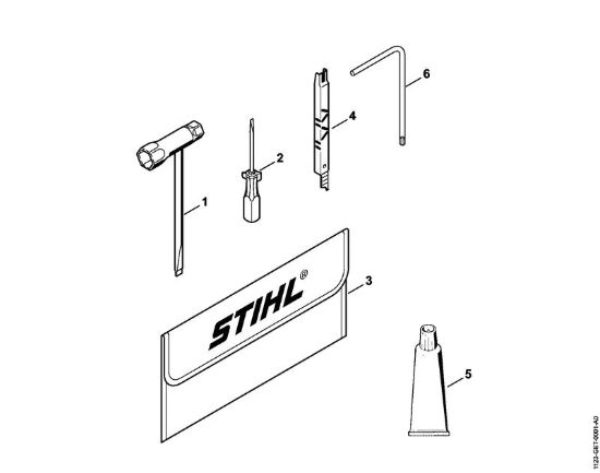 Attrezzi, accessorio a richiesta Motoseghe a benzina (MS) MS 250 C-B della marca STIHL