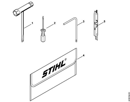 Attrezzi, accessorio a richiesta Motoseghe a benzina (MS) MS 251 C-BEQ della marca STIHL