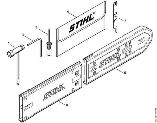 Attrezzi, accessorio a richiesta Motoseghe a benzina (MS) MS 260 della marca STIHL