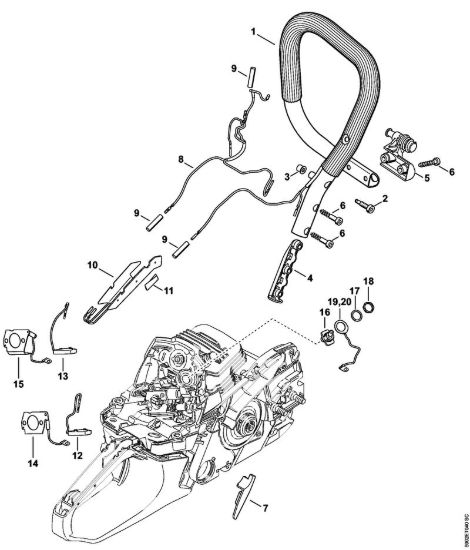 Riscaldamento Motoseghe a benzina (MS) MS 261 C-M VW della marca STIHL