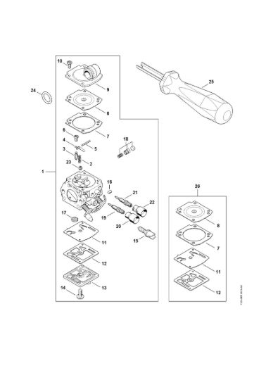 Picture of Carburatore C3R-S236 MS 361