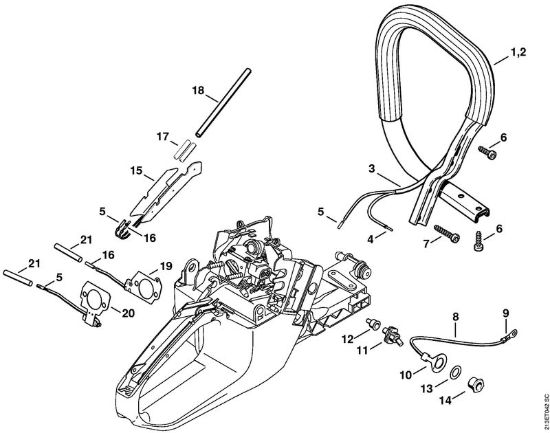 Riscaldamento Motoseghe a benzina (MS) MS 361-W della marca STIHL