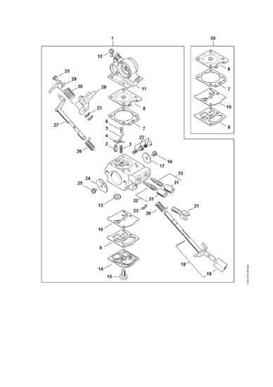 Picture of Carburatore WTE-22 MS 362