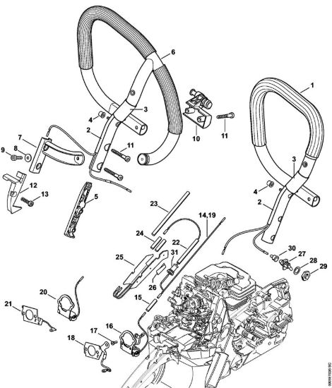 Riscaldamento Motoseghe a benzina (MS) MS 362 C-M VW della marca STIHL