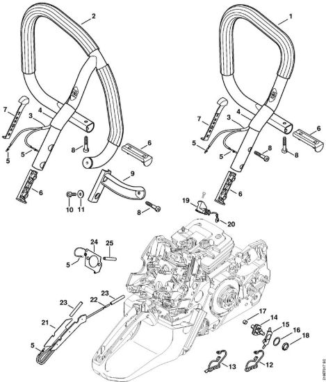 Riscaldamento Motoseghe a benzina (MS) MS 441-W della marca STIHL