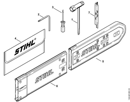 Attrezzi, accessorio a richiesta Motoseghe a benzina (MS) MS 460-W della marca STIHL