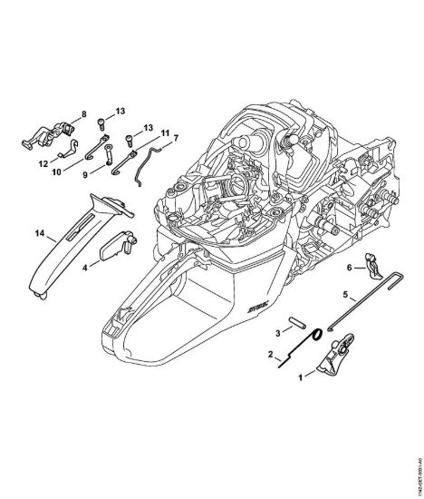 Comando gas Motoseghe a benzina (MS) MS 462 della marca STIHL