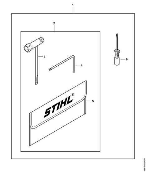 Attrezzi, accessorio a richiesta Motoseghe a benzina (MS) MS 462 C-M VW della marca STIHL
