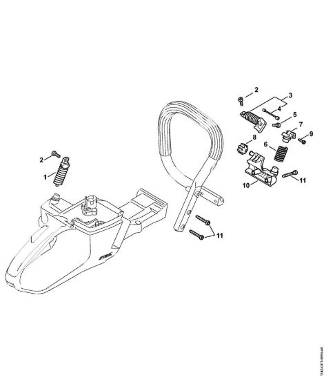 Sistema AV Motoseghe a benzina (MS) MS 462 C-M VW della marca STIHL