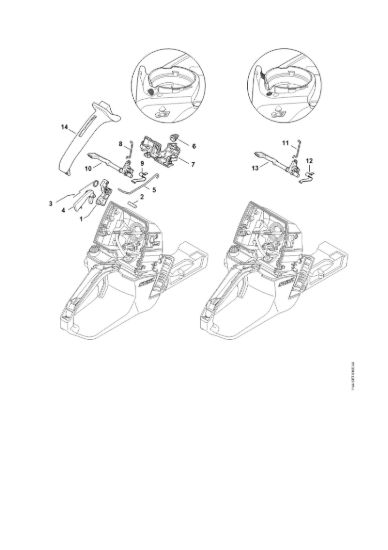 Picture of Comando gas MS 651-R