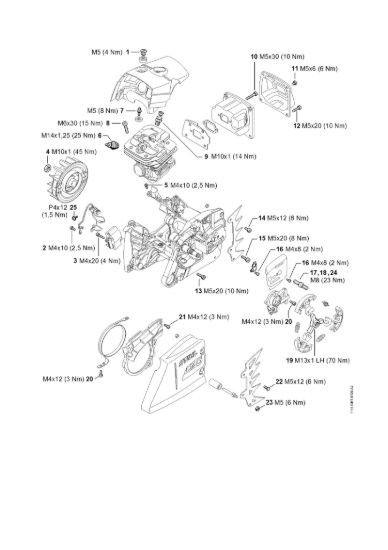 Picture of Coppie di serraggio MS 651-R