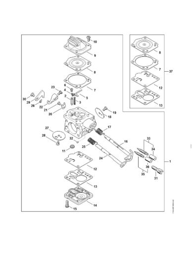 Picture of Carburatore 1144/02 MS 661