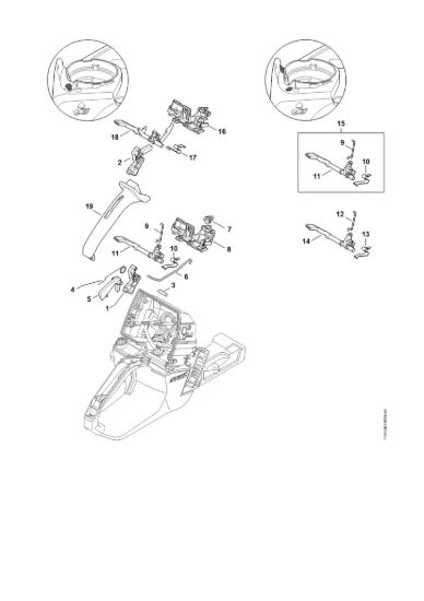 Picture of Comando gas MS 661