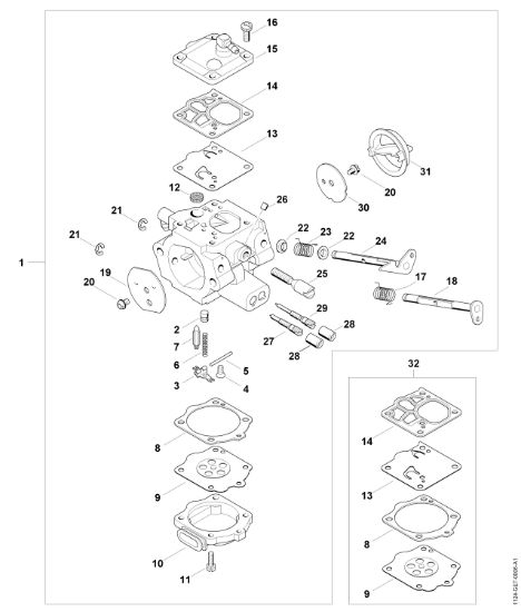 Picture of Particolari carburatore MS 881