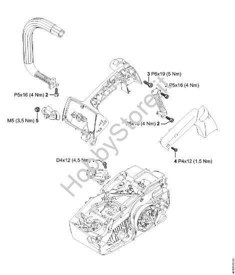 Coppie di serraggio Motoseghe a benzina (MS) MS 193 TC-E della marca STIHL