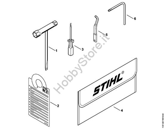 Attrezzi, accessorio a richiesta Motoseghe a benzina (MS) MS 194 T della marca STIHL