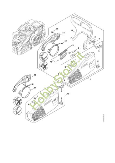 Picture of Coperchio rocchetto catena MS 194 TC-E