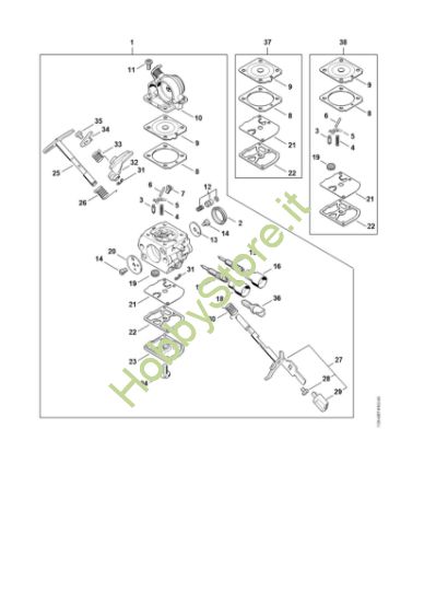 Picture of Carburatore 1139/24 MS 211