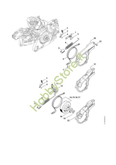 Picture of Freno catena MS 261 C-BE