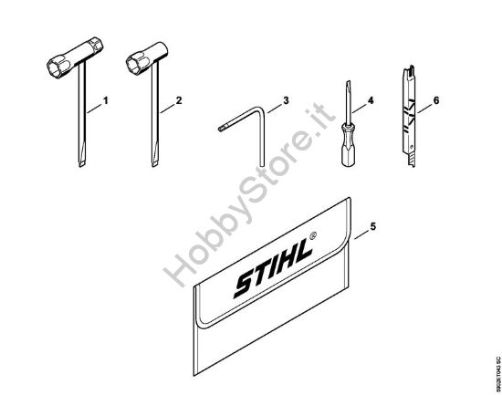 Attrezzi, accessorio a richiesta Motoseghe a benzina (MS) MS 261 C-BM della marca STIHL