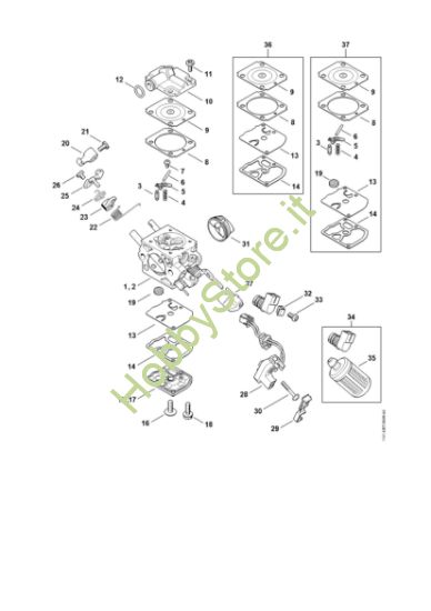 Picture of Carburatore 1141/30, 1141/34 MS 261 C-M VW