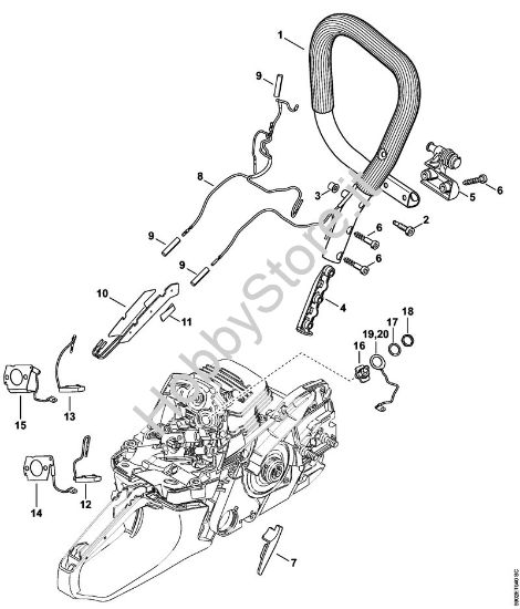 Riscaldamento Motoseghe a benzina (MS) MS 261-VW della marca STIHL