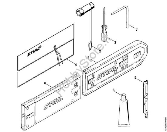 Attrezzi, accessorio a richiesta Motoseghe a benzina (MS) MS 280 C-BQ Z della marca STIHL