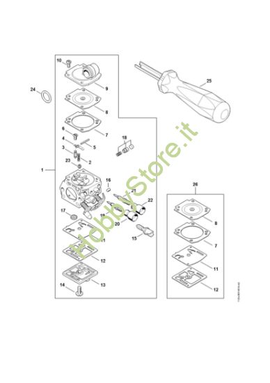 Picture of Carburatore C3R-S236 MS 361